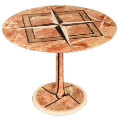 Vintage Italian Mid-Century Modern Marble "Tulip" Table, Milan, circa 1950