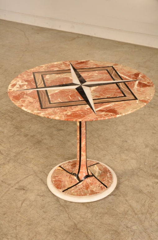 Receive our new selections direct from 1stdibs by email each week. Please click Follow Dealer below and see them first!

A vintage marble table from a stylish flat in Milan, Italy circa1950. This table is a wonderful precursor of the famous