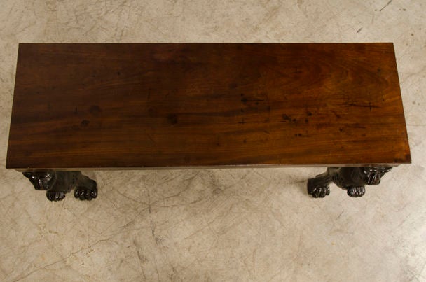 English A Regency period console table from England c.1820