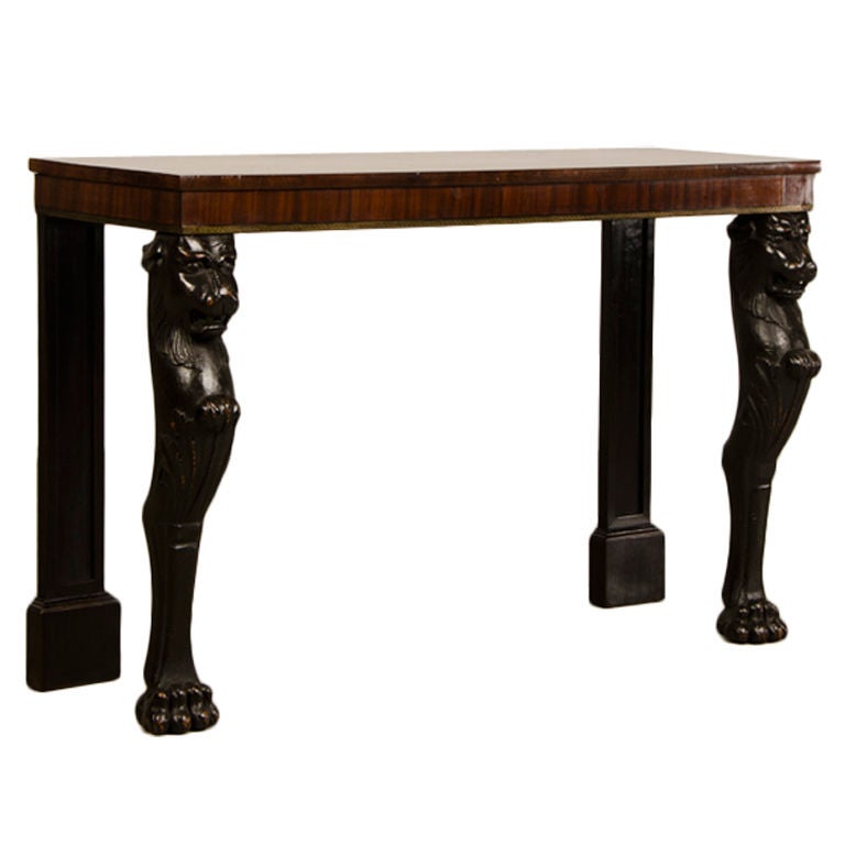 A Regency period console table from England c.1820