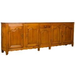 Used Louis XV/XVI transitional cherry enfilade from France c.1770