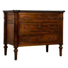 A Restauration period walnut chest of drawers from France c.1830