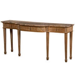 Marble Top Console Attributed Mariano Garcia, Spain c.1950
