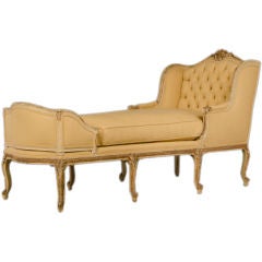 Antique A beautiful Louis XV style chaise longue from France c.1840