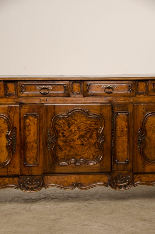 18th Century and Earlier A superb Louis XV period walnut enfilade from France c.1770