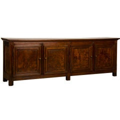 Antique A Louis XVI period walnut enfilade from France c.1780