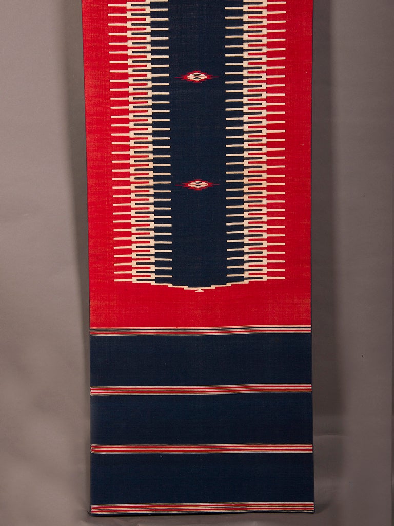 Fabric Pair of Enormous Art Deco Period Woven Vintage French Textiles, circa 1930