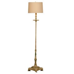 Antique Charming painted floor lamp from  England c.1910