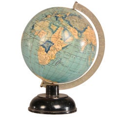 Vintage A diminutive world globe from England c.1940