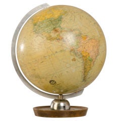 Vintage A large globe from Germany c.1960