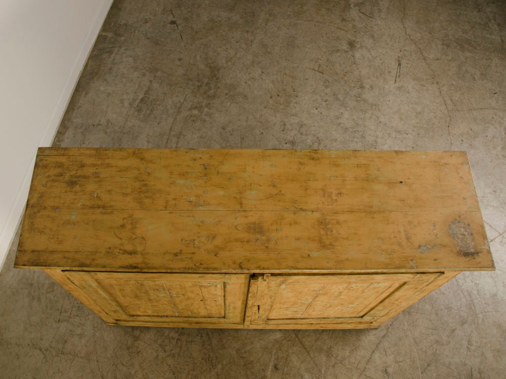 Antique French Painted Buffet Bas d'Armoire Credenza France circa 1830