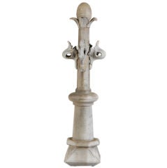 Zinc Garden Finial, France c.1890