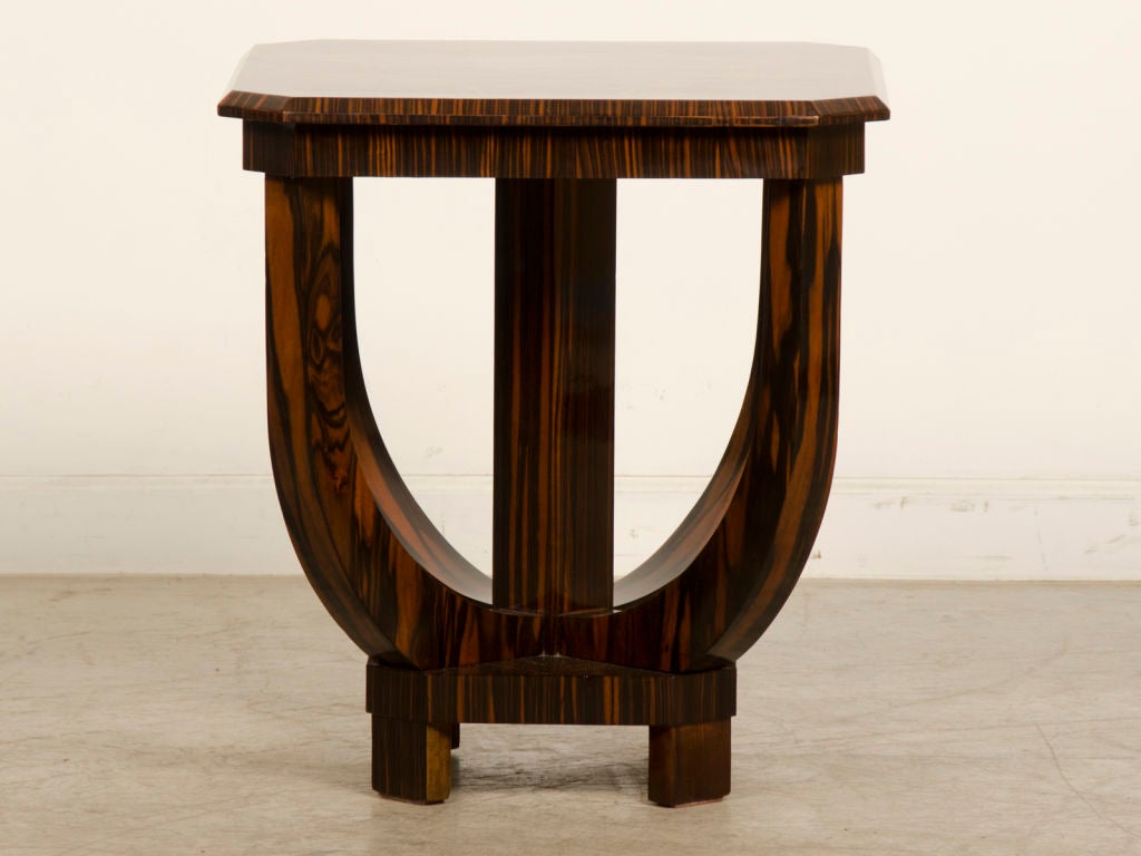 French An Art Deco period palisander wood table from France c.1930