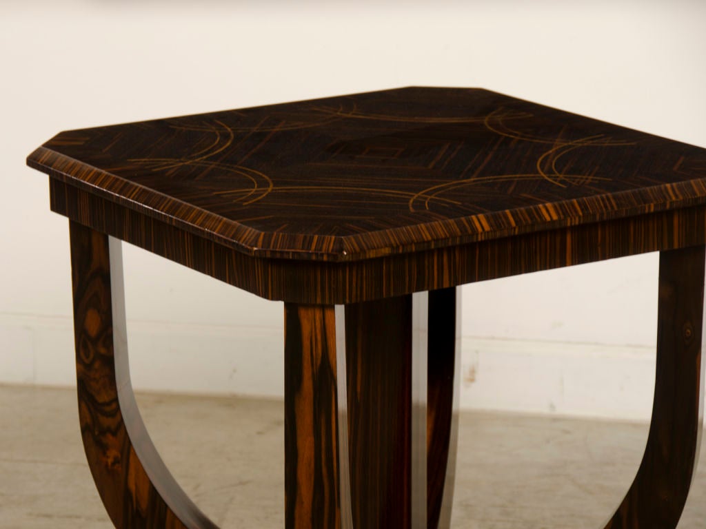 An Art Deco period palisander wood table from France c.1930 2