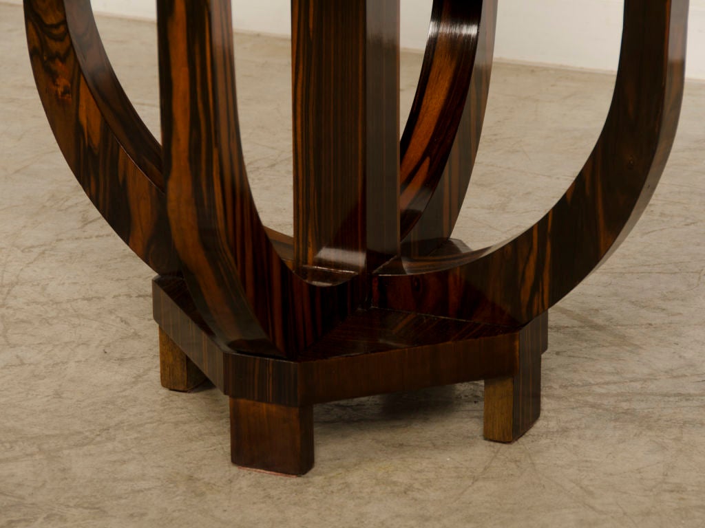 An Art Deco period palisander wood table from France c.1930 4