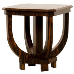 An Art Deco period palisander wood table from France c.1930