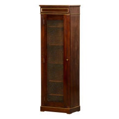 Antique A Louis XVI style mahogany cabinet from France c.1870