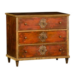 A Biedermeier period chest of drawers from Germany c.1820