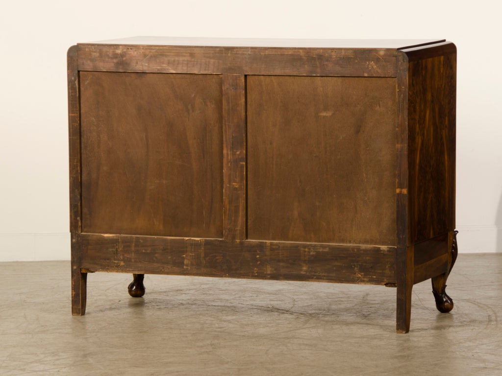 An exceptional Art Moderne walnut chest from Italy c.1940 2