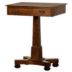 Antique A Regency period pollard oak side table from England c.1830