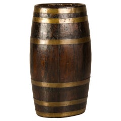 A unique umbrella barrel of oak from England c.1890