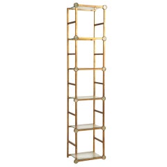 A stunning gilded iron etagere from Milan, Italy c.1965.