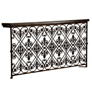 A sensational cast iron balcony railing from France c.1875 at 1stDibs