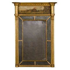 A rare Regency period gilded trumeau from England c.1820