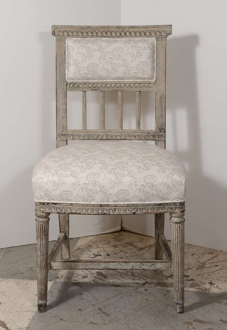 Swedish Gustavian Dining Chairs For Sale