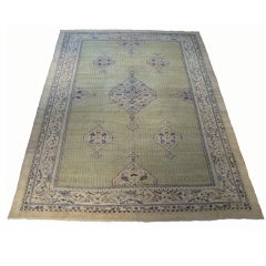 Antique Lahore carpet: size 9' x 13'1"