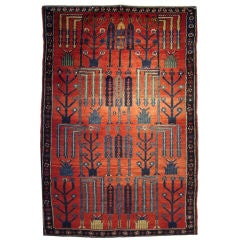 Antique Persian Bakhtiari rug