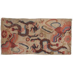 Antique Tibetan rug