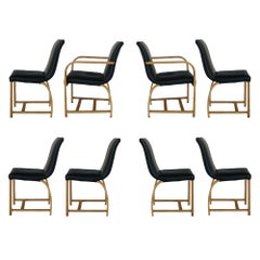 Eight Gilbert Rohde For Heywood Wakefield Art Deco Dining Chairs