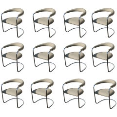 Vintage Twelve Thonet Arm Chairs