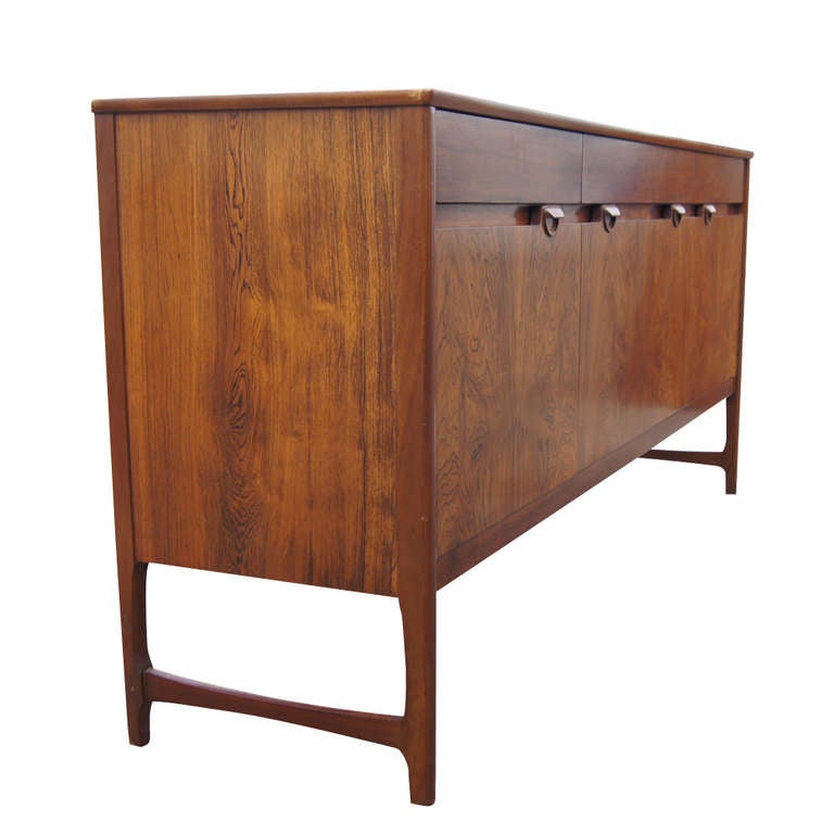Vintage Rosewood Mid Century Credenza
