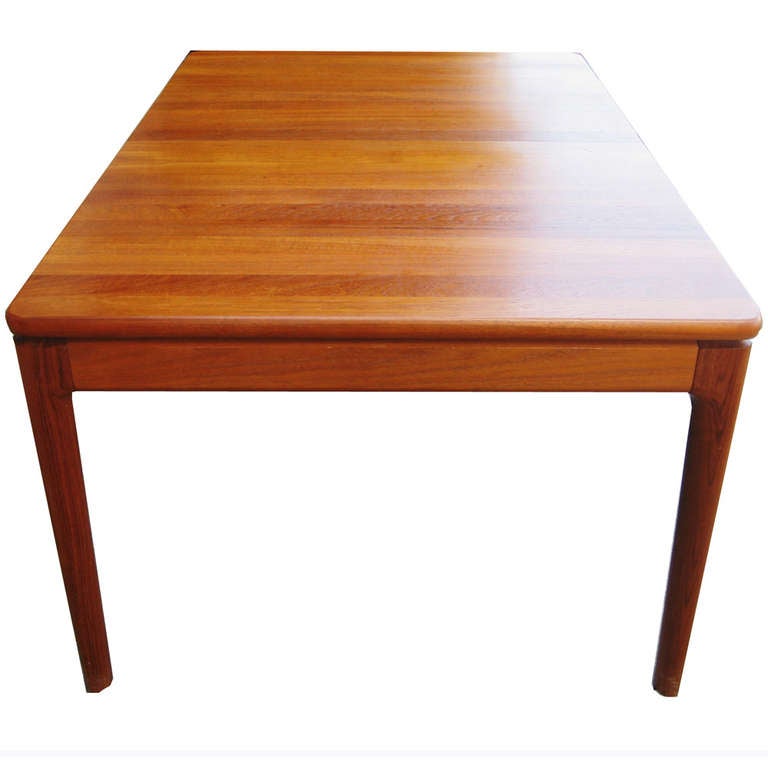 Glostrup Mobelfabrik Dänischer Teak-Esstisch 1