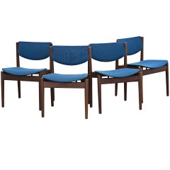 Four Finn Juhl For France & Sons Dining Chairs 3