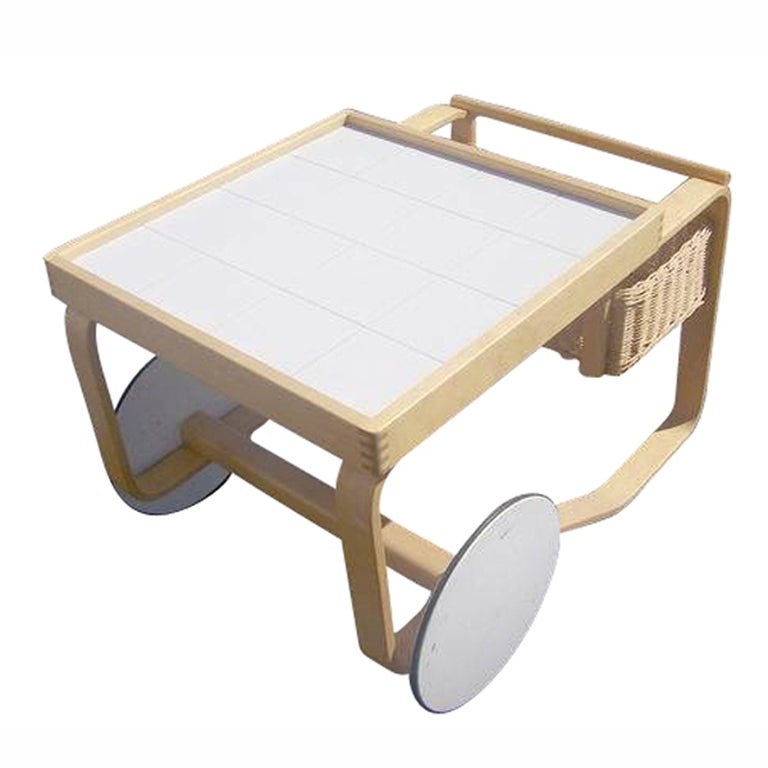 Alvar Aalto For Artek Tea Cart