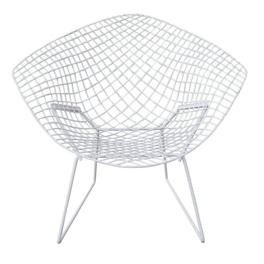 Harry Bertoia For Knoll White Diamond Chair