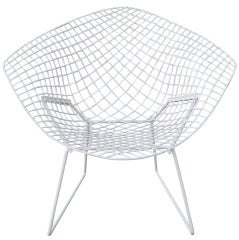 Harry Bertoia For Knoll White Diamond Chair