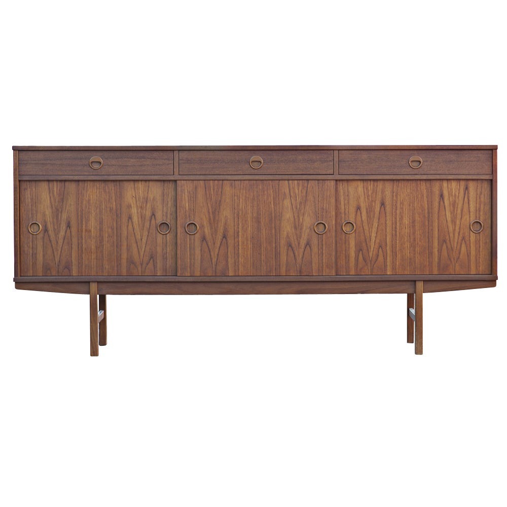Dux Scandinavian Teak Buffet Credenza From Maurice Villency