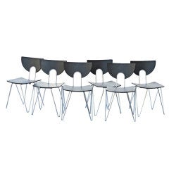 Six Kusch Walter Leeman Stackable Side Chairs