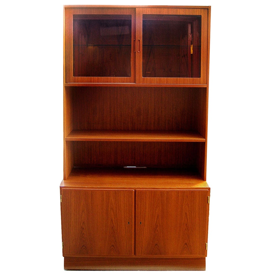 Poul Hundevad Danish Teak Buffet With Hutch