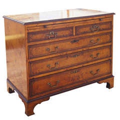 Traditional Style Burled Elm Dresser