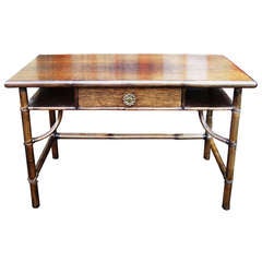 McGuire Faux Bamboo Campaign Style Desk