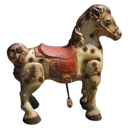 mobo bronco metal hobby horse
