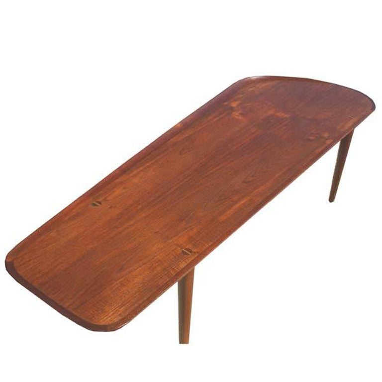 6 ft.Organic Teak Cocktail Table by Arne Hovmand-Olsen 40%OFF original of $1900