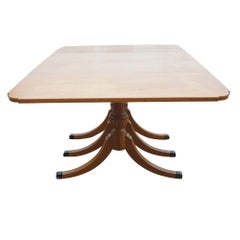 5 Foot Vintage Mahogany Dining Table with Drop Leaves by Rway