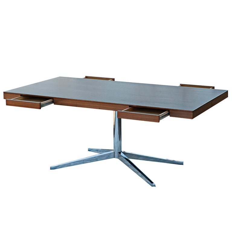 Florence Knoll For Knoll Walnut Partners Desk