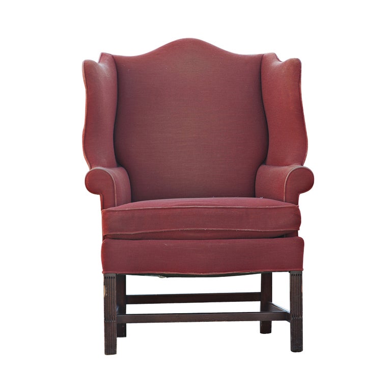 Hickory Townsend Wing Back Chair

A traditional Townsend wing chair made by Hickory.  Unusually wide seating.

Reupholstery recommended.